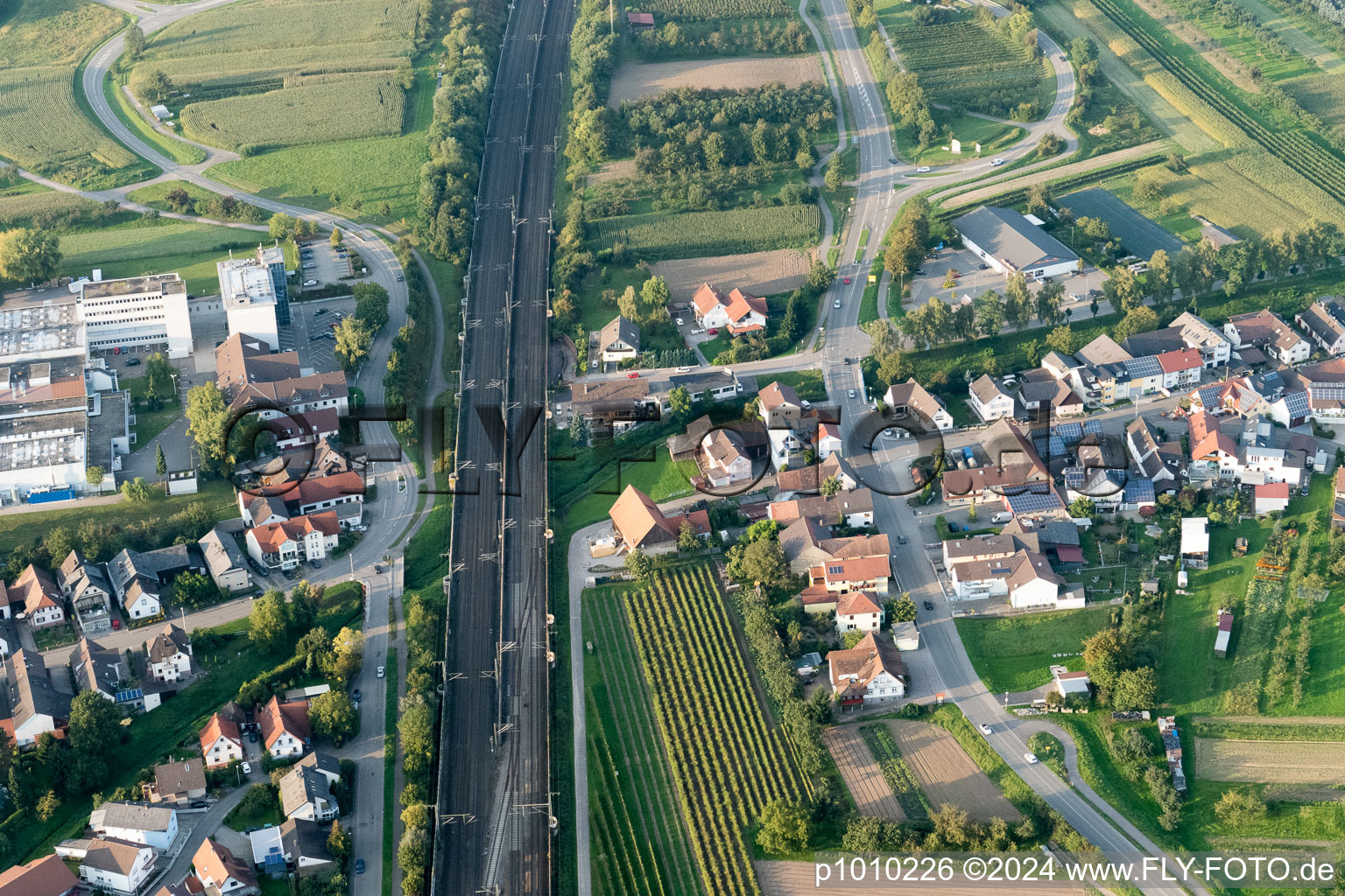 Image drone de Quartier Urloffen in Appenweier dans le département Bade-Wurtemberg, Allemagne