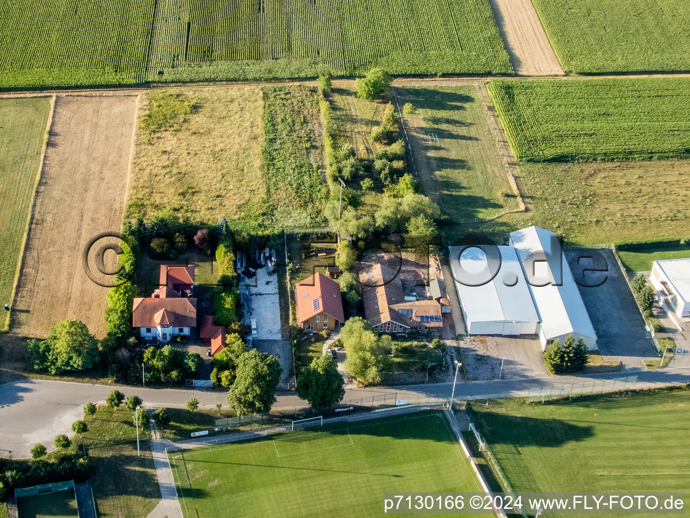 Photographie aérienne de Quartier Billigheim in Billigheim-Ingenheim dans le département Rhénanie-Palatinat, Allemagne