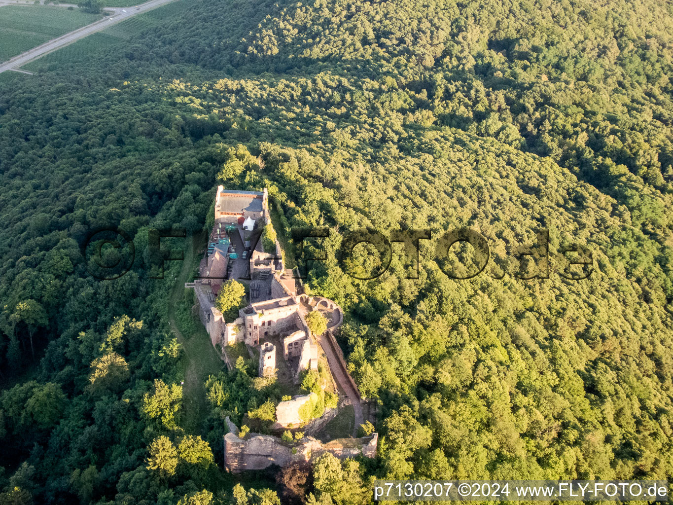 Image drone de Madenbourg à Eschbach dans le département Rhénanie-Palatinat, Allemagne