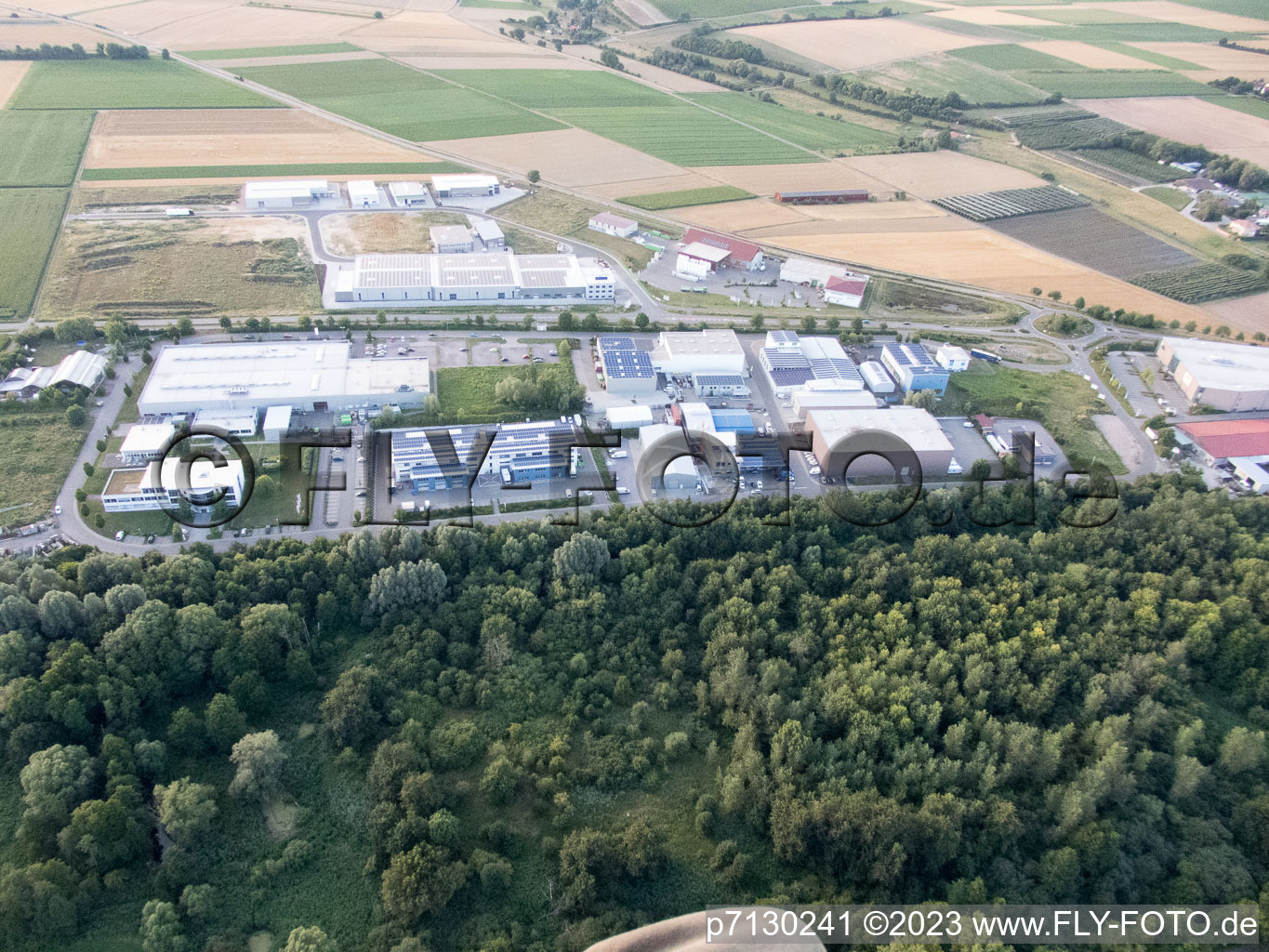 Enregistrement par drone de Quartier Herxheim in Herxheim bei Landau/Pfalz dans le département Rhénanie-Palatinat, Allemagne