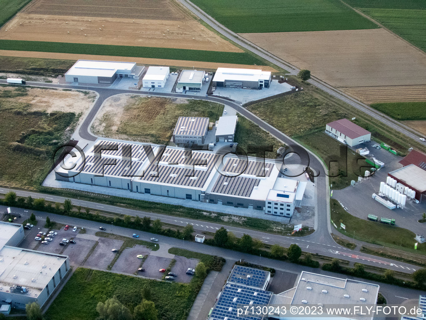 Image drone de Quartier Herxheim in Herxheim bei Landau dans le département Rhénanie-Palatinat, Allemagne