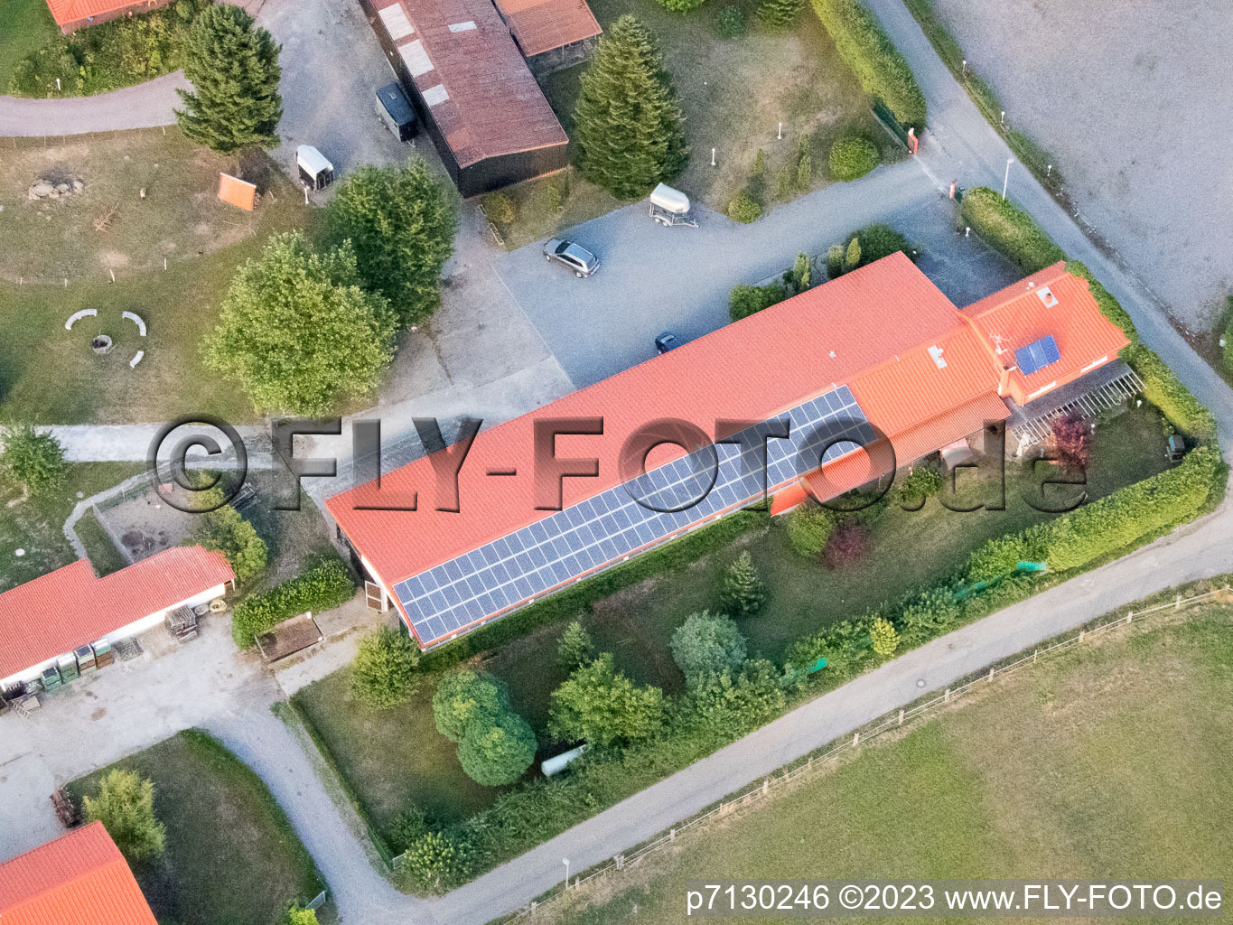 Quartier Herxheim in Herxheim bei Landau dans le département Rhénanie-Palatinat, Allemagne vu d'un drone