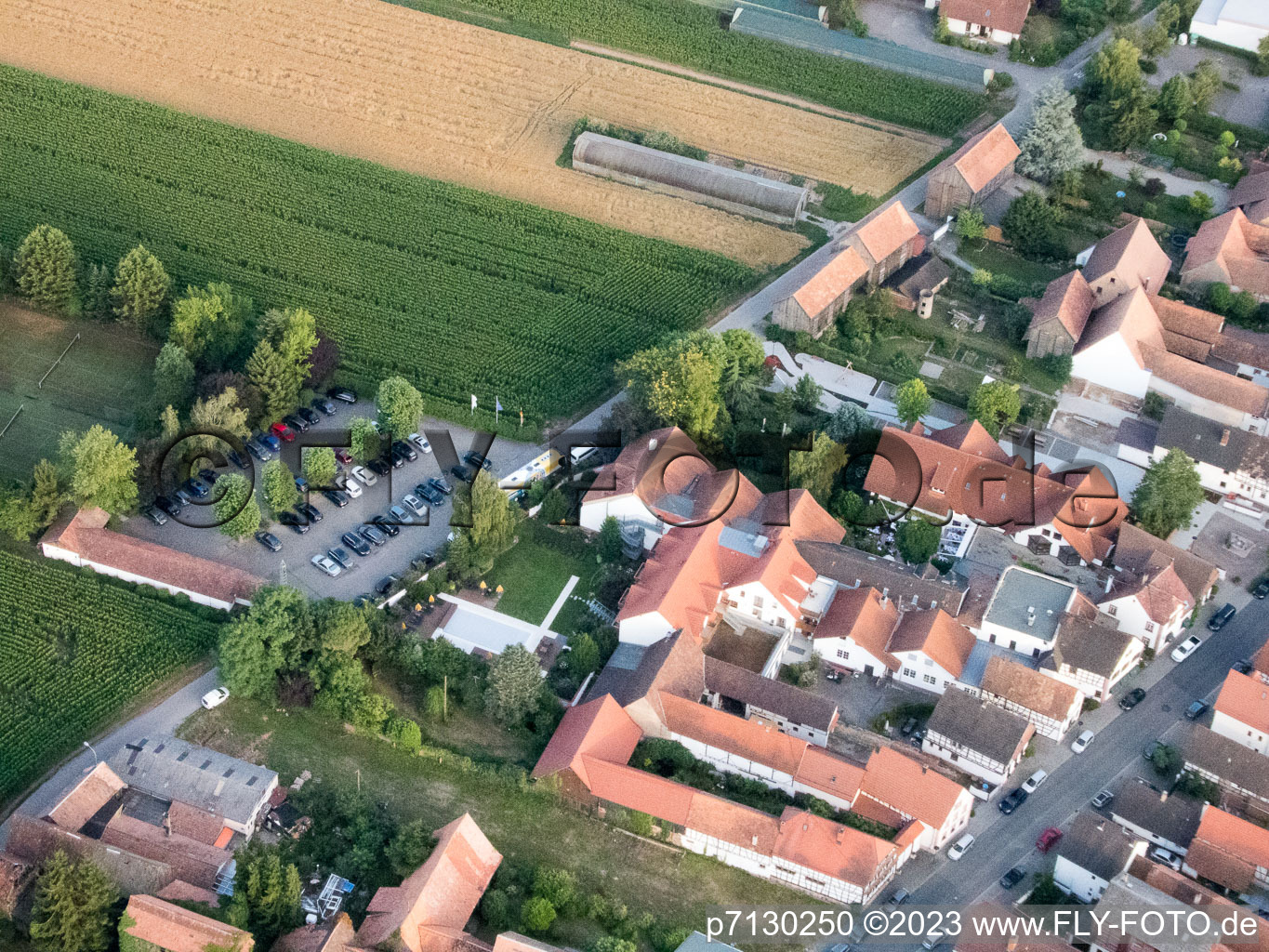 Quartier Hayna in Herxheim bei Landau dans le département Rhénanie-Palatinat, Allemagne hors des airs