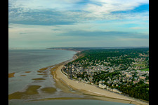 Vue aérienne de Houlgate dans le département Calvados, France