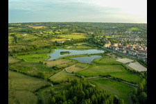 Vue aérienne de Villers-sur-Mer dans le département Calvados, France