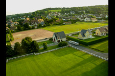 Villers-sur-Mer dans le département Calvados, France hors des airs