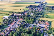 Vue aérienne de Du nord à Barlt dans le département Schleswig-Holstein, Allemagne