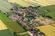 Photographie aérienne de Neuenkirchen dans le département Schleswig-Holstein, Allemagne