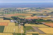 Vue aérienne de Schülp dans le département Schleswig-Holstein, Allemagne