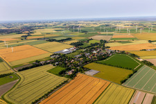 Photographie aérienne de Schülp dans le département Schleswig-Holstein, Allemagne