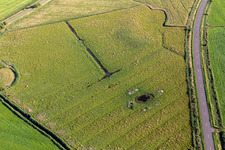 Vue aérienne de Quartier Böhl-Süderhöft in Sankt Peter-Ording dans le département Schleswig-Holstein, Allemagne
