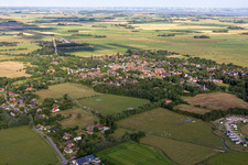 Vue aérienne de Quartier Osterende in Tating dans le département Schleswig-Holstein, Allemagne