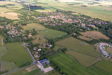 Vue aérienne de Quartier Osterende in Tating dans le département Schleswig-Holstein, Allemagne