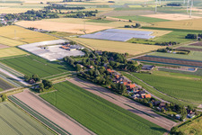Vue aérienne de Quartier Schülperweide in Schülp dans le département Schleswig-Holstein, Allemagne