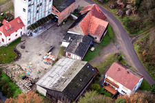 Vue aérienne de Moulin dur à Kandel dans le département Rhénanie-Palatinat, Allemagne
