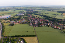 Vue aérienne de Quartier Hörselgau in Hörsel dans le département Thuringe, Allemagne