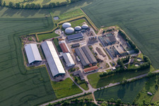 Vue aérienne de Quartier Goldbach in Nessetal dans le département Thuringe, Allemagne