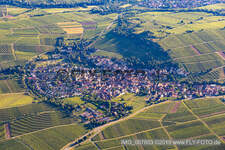 Vue aérienne de Ilbesheim bei Landau in der Pfalz dans le département Rhénanie-Palatinat, Allemagne