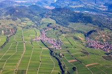 Vue aérienne de Ranschbach dans le département Rhénanie-Palatinat, Allemagne