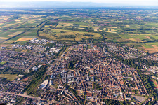 Vue aérienne de Quartier Queichheim in Landau in der Pfalz dans le département Rhénanie-Palatinat, Allemagne