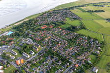 Tönning dans le département Schleswig-Holstein, Allemagne d'en haut