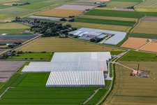 Vue aérienne de Restaurant Hermann à Schülp dans le département Schleswig-Holstein, Allemagne