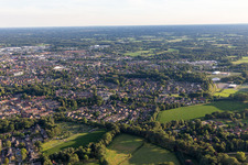 Vue aérienne de Winterswijk dans le département Gueldre, Pays-Bas