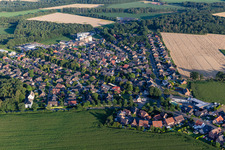 Vue aérienne de Quartier Barlo in Bocholt dans le département Rhénanie du Nord-Westphalie, Allemagne