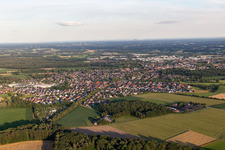 Vue aérienne de Rhede dans le département Rhénanie du Nord-Westphalie, Allemagne