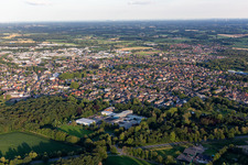 Photographie aérienne de Rhede dans le département Rhénanie du Nord-Westphalie, Allemagne