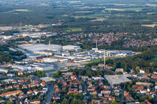 Photographie aérienne de Borken dans le département Rhénanie du Nord-Westphalie, Allemagne