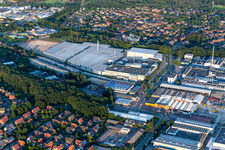 Vue oblique de Borken dans le département Rhénanie du Nord-Westphalie, Allemagne