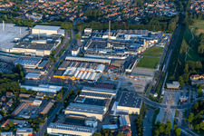 Borken dans le département Rhénanie du Nord-Westphalie, Allemagne d'en haut
