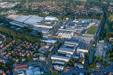 Borken dans le département Rhénanie du Nord-Westphalie, Allemagne hors des airs