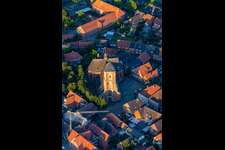 Photographie aérienne de Sainte Walburge à le quartier Ramsdorf in Velen dans le département Rhénanie du Nord-Westphalie, Allemagne