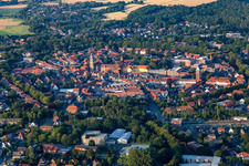 Vue aérienne de Quartier Coesfeld-Stadt in Coesfeld dans le département Rhénanie du Nord-Westphalie, Allemagne