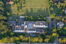 Vue aérienne de Complexe de bâtiments du monastère d'Annenthal à le quartier Coesfeld-Stadt in Coesfeld dans le département Rhénanie du Nord-Westphalie, Allemagne