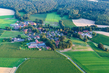 Vue aérienne de Quartier Holtwick in Haltern am See dans le département Rhénanie du Nord-Westphalie, Allemagne