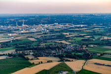 Vue aérienne de Quartier Lippramsdorf in Haltern am See dans le département Rhénanie du Nord-Westphalie, Allemagne