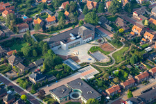 Vue aérienne de La nuit étoilée à Eibergen dans le département Gueldre, Pays-Bas
