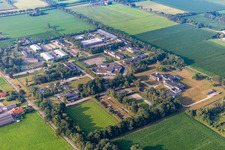 Vue aérienne de Kazerne Eibergen à Eibergen dans le département Gueldre, Pays-Bas