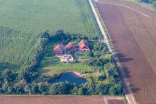 Vue aérienne de Winterswijk Meddo dans le département Gueldre, Pays-Bas