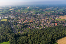 Vue aérienne de Quartier Oeding in Südlohn dans le département Rhénanie du Nord-Westphalie, Allemagne
