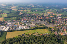 Vue aérienne de Quartier Oeding in Südlohn dans le département Rhénanie du Nord-Westphalie, Allemagne