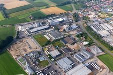 Vue oblique de Quartier Oeding in Südlohn dans le département Rhénanie du Nord-Westphalie, Allemagne