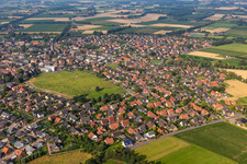 Vue aérienne de Quartier Weseke in Borken dans le département Rhénanie du Nord-Westphalie, Allemagne