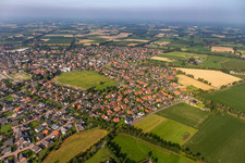 Vue aérienne de Quartier Weseke in Borken dans le département Rhénanie du Nord-Westphalie, Allemagne