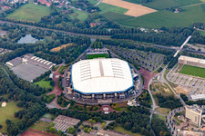 Vue aérienne de Arène de la Valteline à le quartier Erle in Gelsenkirchen dans le département Rhénanie du Nord-Westphalie, Allemagne