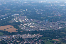 Vue aérienne de BP-Horst à le quartier Horst in Gelsenkirchen dans le département Rhénanie du Nord-Westphalie, Allemagne
