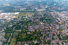 Vue aérienne de Parc Bulmker à Bulmke-Hüllen dans le département Rhénanie du Nord-Westphalie, Allemagne